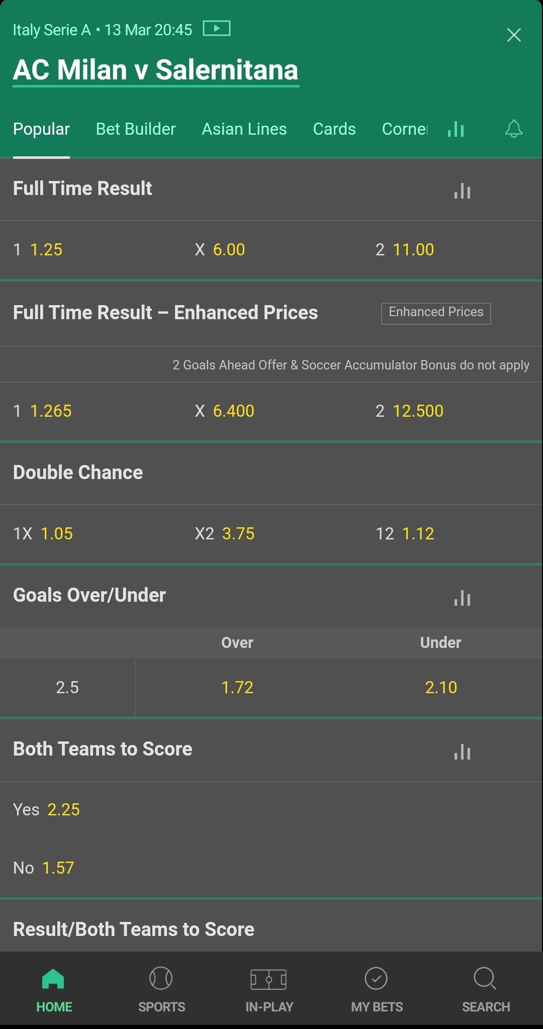 italy bet365